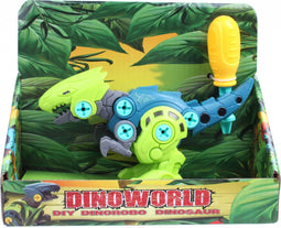 Dinoworld Speelfiguur Diy Dino Jongens 20 Cm Donkerblauw/groen