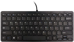 R-Go Tools Ergo Compact - Ergonomisch Toetsenbord - Dun en Licht - Zwart