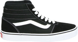 Vans YT Ward Hi - Hoge sneakers - Suede/Canvas - Black/White - Maat 38