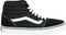 Vans YT Ward Hi - Hoge sneakers - Suede/Canvas - Black/White - Maat 38