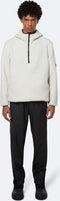 Rains Fleece Pullover Hoodie - Unisex - Boxy-pasvorm - Off White