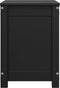 vidaXL - Opbergbox - zwart - 60x32x45,5 - cm - massief - grenenhout