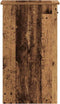 vidaXL - Computertorenstandaard - met - lade - 35x45x77 - cm - oud - houtkleurig