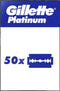 Gillette Platinum - Scheermesjes - 50 stuks - Zilver