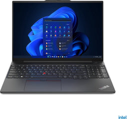 Lenovo ThinkPad E16 Gen 1 (Intel) Intel® Core™ i5 i5-1335U Laptop 40,6 cm (16") WUXGA 16 GB DDR4-SDRAM 512 GB SSD NVIDIA GeForce MX550 Wi-Fi 6 (802.11ax) Windows 11 Pro Engels Zwart