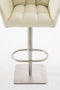 Barkruk Sarpsborg Kunstleer met 4-poots frame W, Wit