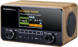 Albrecht DR 866 - DAB+ Radio - Bluetooth Spraakondersteuning - Walnoot