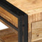 vidaXL - Salontafel - 90x50x38 - cm - massief - ruw - mangohout