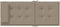 vidaXL - Stoelkussens - 6 - st - hoge - rug - oxford - stof - taupe