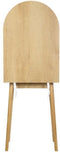 DREATTE TAFEL 1 LADE 1 MIROR - CHENE EN GROEN Decor - Massieve houten voeten - L 50 x D 40 x H 135 cm - Gardenia