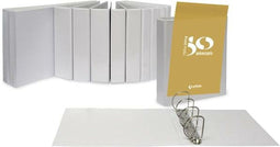 Ringmap Grafoplas Personaliseerbaar 4 Ringen (40 mm) Wit A3