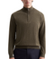 Seidensticker Quarter Zip Strickpullover Heren - Olive - 3XL