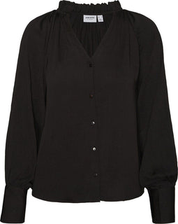 VERO MODA VMGEORGINA LS SHIRT VMA - Dames Blouse - V-hals - M