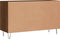vidaXL - Dressoir - 100x36x60 - cm - bewerkt - hout - bruin - eikenkleur