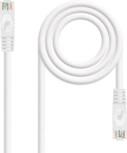 UTP Category 6 Rigid Network Cable NANOCABLE 10.20.1803-W LSZH (3 m) White
