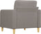 Fauteuil 60 cm stof taupe