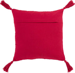 J-Line kussen Fayola - katoen - donkerroze