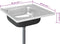 vidaXL - Gootsteen - met - afvoerset - 600x600x155 - mm - roestvrij - staal - zilver