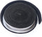 LANUCN BBQ Gasket Self Stick Smoker - Zelfklevende Roker Seal Strip - Hittebestendig tot 932°F - Zwart (15ft x 7/8'' x 1/8'')