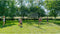 EXIT verstelbaar sportnet - 243x500 cm - 3 hoogtes - zwart