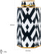 Richmond Pot Arto groot goud (Black/white)