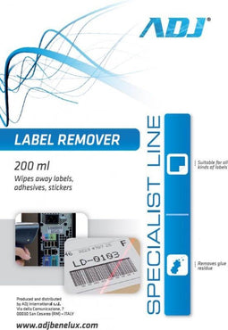 ADJ 100-00027 ADJ Label Remover - Spray - 200ML
