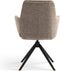 Furnihaus Milou - Draaibare Eetkamerstoel - Armleuning 360° draaifunctie - Taupe