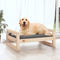 vidaXL - Hondenmand - 75,5x55,5x28 - cm - massief - grenenhout