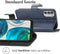 iMoshion Hoesje Geschikt voor Motorola Moto G82 / Moto G52 Hoesje Met Pasjeshouder - iMoshion Luxe Bookcase - Donkerblauw