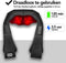 Infinity Goods Draadloos Shiatsu Massagekussen - Elektrisch - 8 Massagekoppen - Warmtefunctie - Draadloos tot 120 min