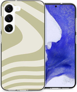 iMoshion Hoesje Geschikt voor Samsung Galaxy S23 Plus Hoesje Siliconen - iMoshion Design hoesje - Groen / Retro Green