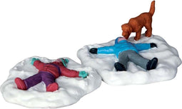 Lemax - Snow Angels, Set Of 2 uit de 2016 Collectie