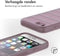 imoshion Hoesje - Geschikt voor iPhone SE (2022) / SE (2020) / 8 / 7 - EasyGrip Backcover - Paars