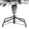 vidaXL - Kunstkerstboom - met - sneeuw - smal - 240 - cm - PVC - en - PE
