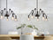 it's about RoMi Hanglamp Amsterdam - Zwart/Glas - Ø120cm - 5L - Modern - Hanglampen Eetkamer, Slaapkamer, Woonkamer