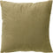 Dutch Decor KARA - Sierkussen 45x45 cm - met bladprint - velvet - Boa - groen - Inclusief binnenkussen