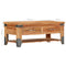 vidaXL - Salontafel - 110x52x45 - cm - massief - acaciahout