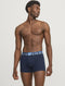 Jack & Jones 3-pack - Heren Boxershorts - Zwart en Donkerblauw met Print