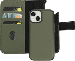 Mobiparts - Leather 2 in 1 Wallet Case - MagSafe geschikt - Groen