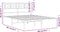 vidaXL - Bedframe - met - hoofdbord - metaal - wit - 160x200 - cm