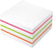 Info sticky notes - 450 vel - 75x75mm - wit, roze, groen, oranje - IN-5654-68