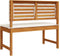 vidaXL - Tuinbank - met - Kussens - 100x50x91 - cm - Massief - Acaciahout