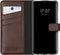 Selencia Hoesje Geschikt voor Huawei P Smart (2020) Hoesje Met Pasjeshouder - Selencia Echt Lederen Bookcase - Bruin