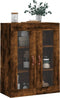 vidaXL - Wandkast - 69,5x34x90 - cm - gerookt - eikenkleurig