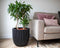 Capi Europe - Bloempot Groove NL - Breukbestendig - Antraciet - Ø35 cm