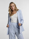 PIECES PCBOSSY LS LOOSE BLAZER - Dames Blazer - Gespreide kraag - Kentucky Blue