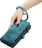 Caseme - Geschikt voor Samsung Galaxy S23 Ultra - Vintage 2 in 1 portemonnee hoes - Blauw
