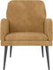 vidaXL Fauteuil 62x79x79 cm fluweel bruin