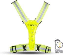Gato Sports - LED USB SPORT VEST - USB - geel