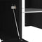 vidaXL - TV-meubel - met - LED-verlichting - Zwart - Eiken - 120x35x40 - cm